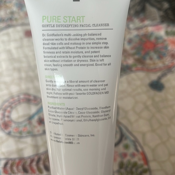 NWT GOLDFADEN MD Pure Start Detoxifying Facial Cleanser - Picture 2 of 2